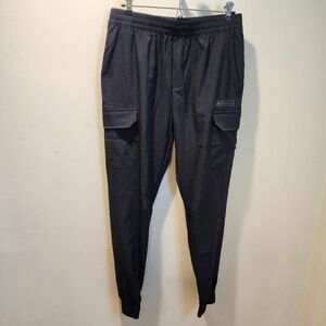 ALIVE New York Men's Black Cargo Jogger Pants Size M